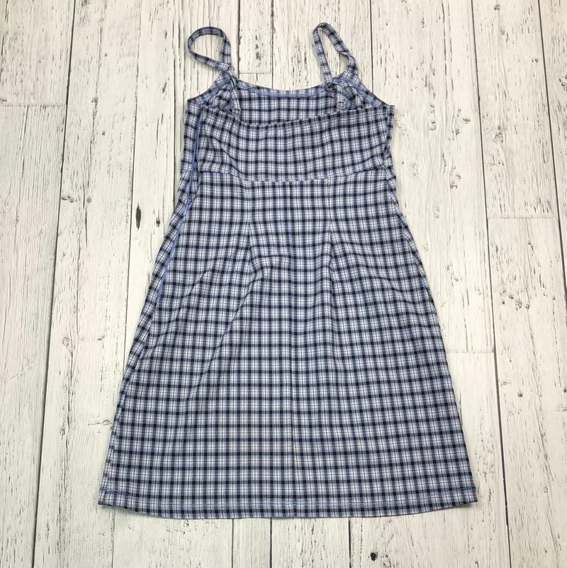 Hollister blue black plaid dress - Hers XS