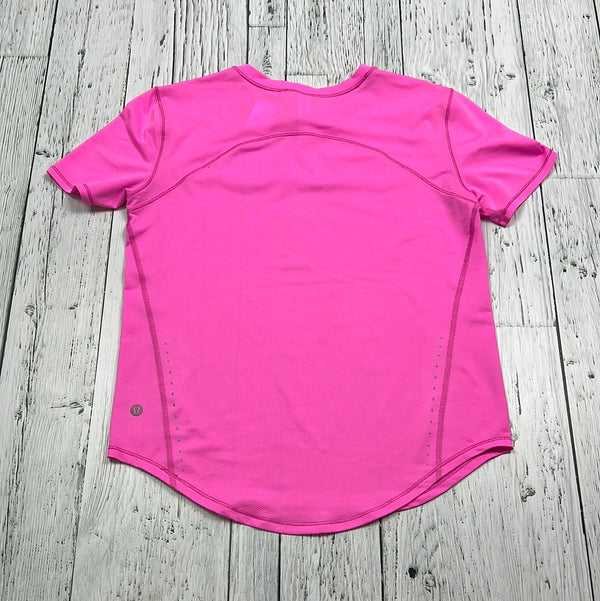 lululemon pink t-shirt - Hers XS/2