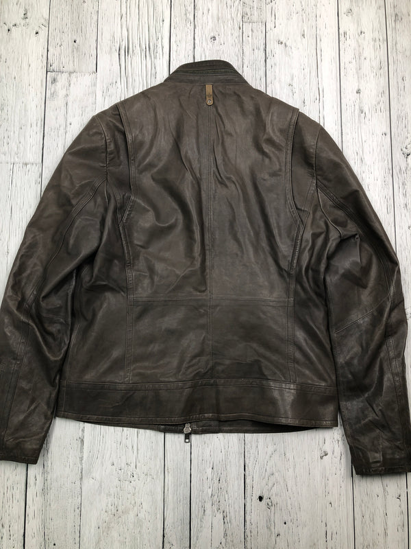 Mackage brown leather jacket - Hers L/42