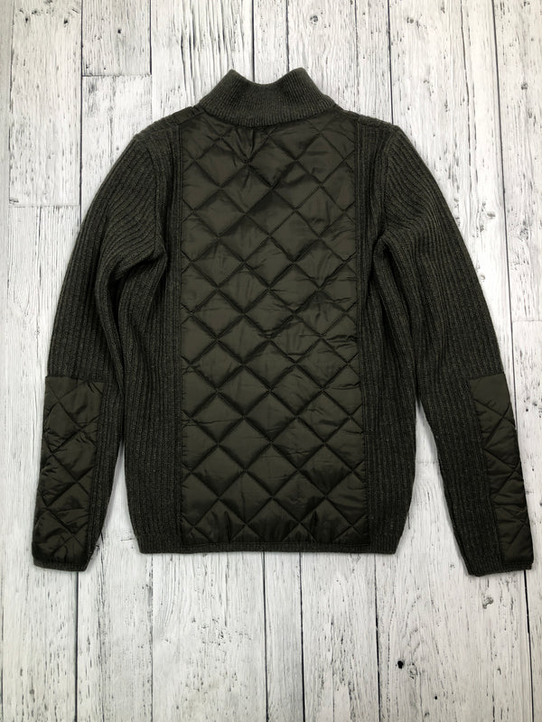 Barbour green sweater jacket - Hers XL/12