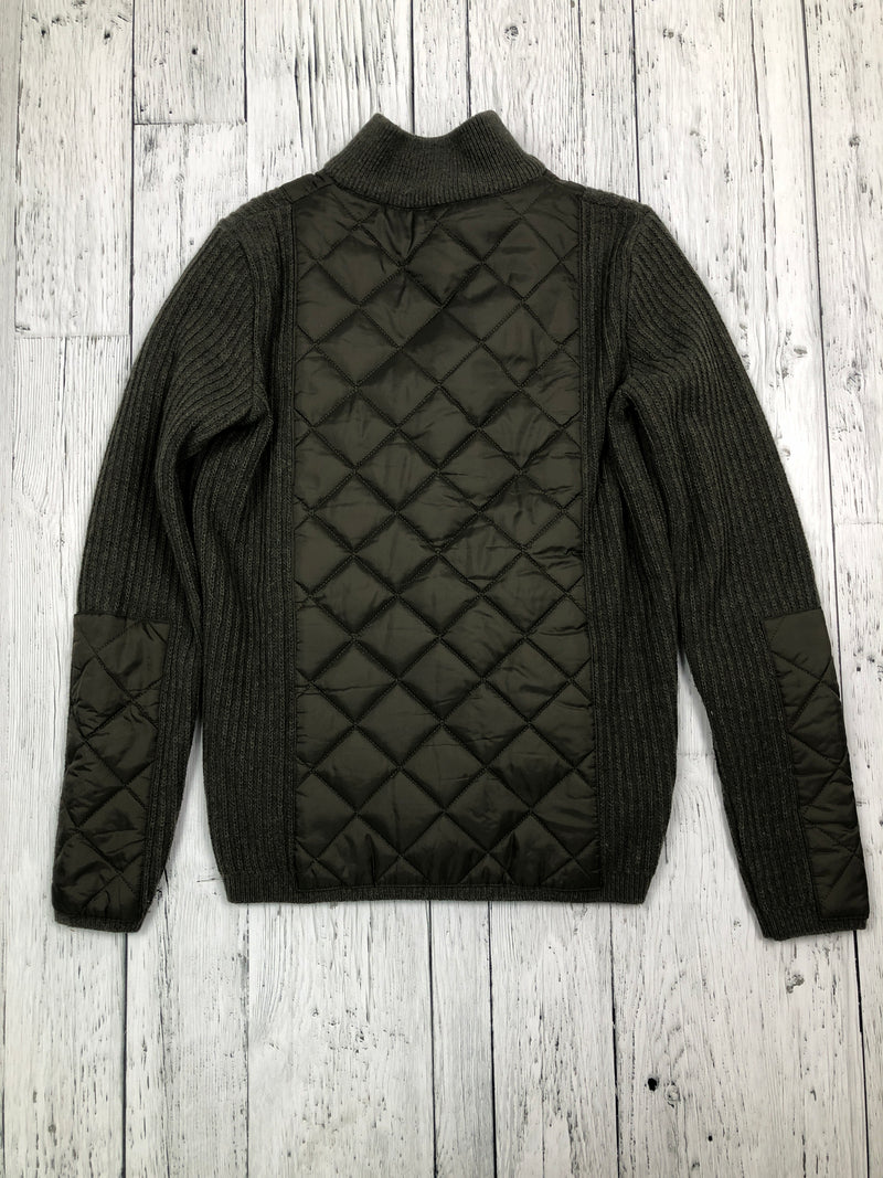 Barbour green sweater jacket - Hers XL/12