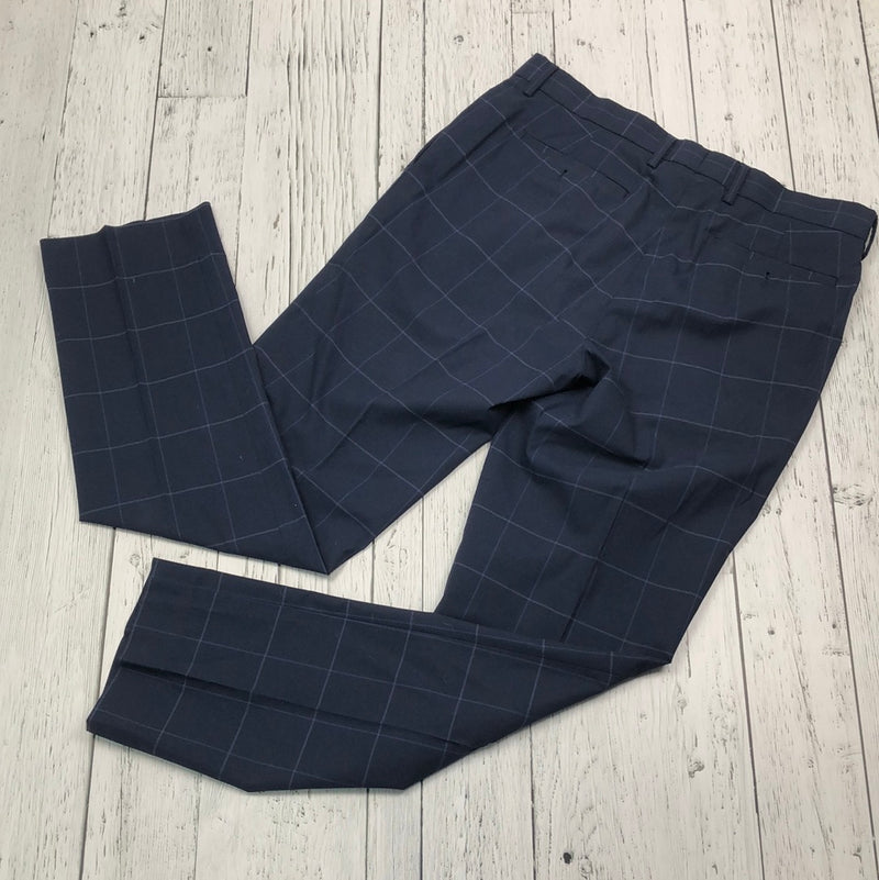 Banana Republic navy patterned dress pants - His 33/32