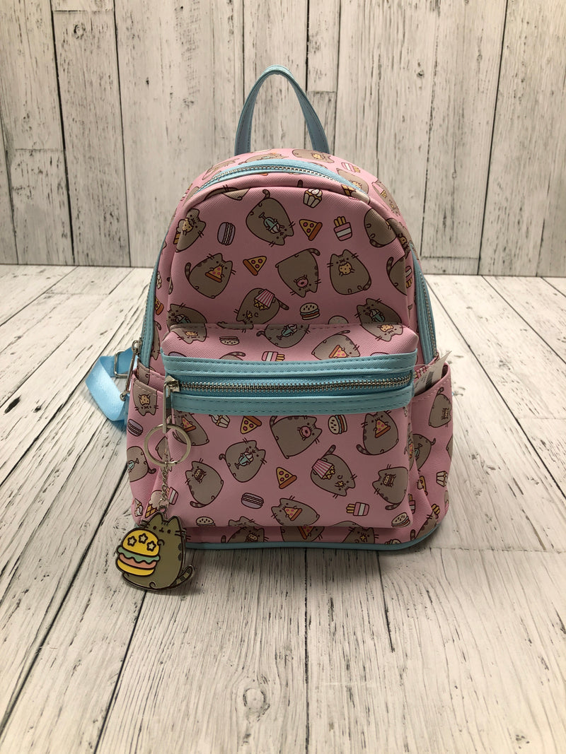 Hot topic pink patterned pusheen backpack - Either