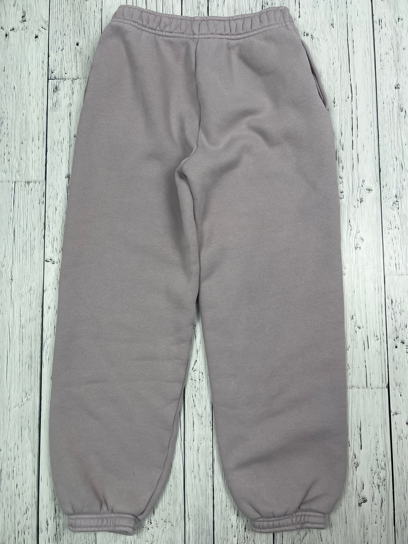 Tna Aritzia Sweatfleece purple pants - Hers Xs