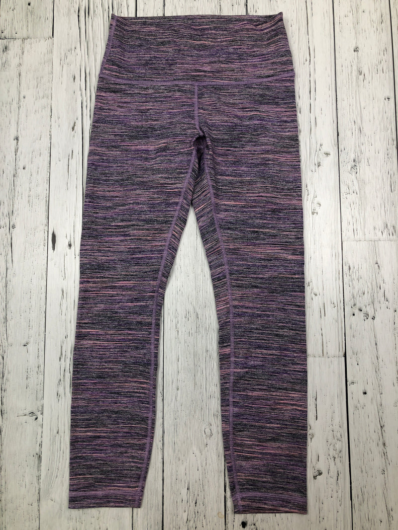 lululemon purple patterned leggings - Hers S/6