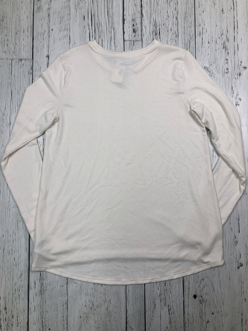 American Eagle white long sleeve shirt - Hers S