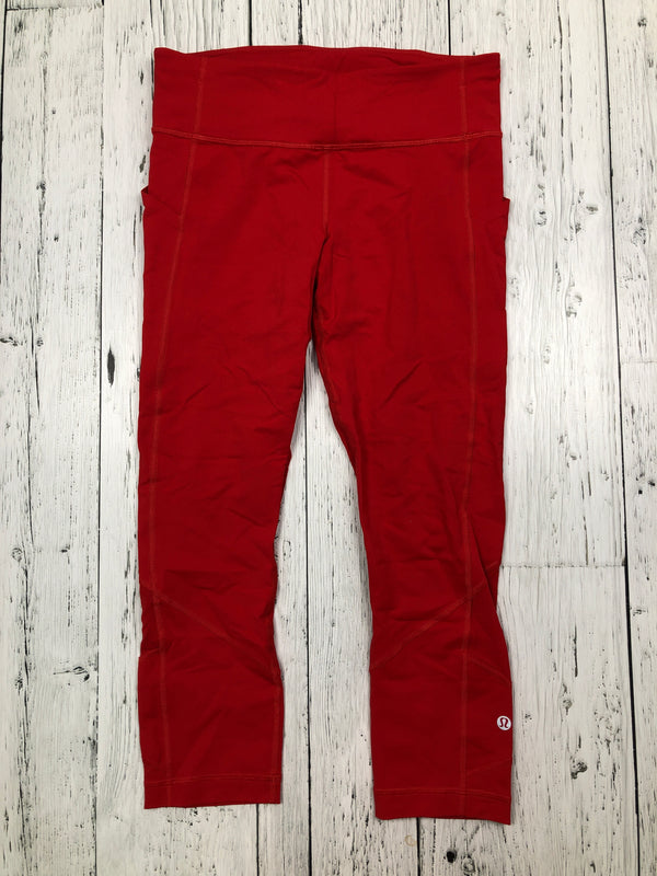 lululemon red capris - Hers S/6