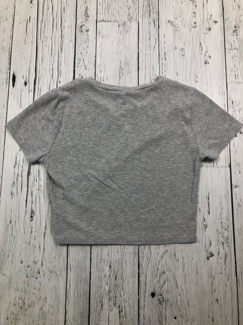 Garage grey cropped t-shirt - Hers M