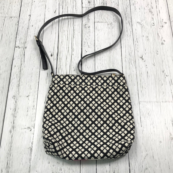 Kate spade white black pink patterned purse - Hers