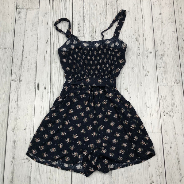 Hollister navy floral romper - Hers M