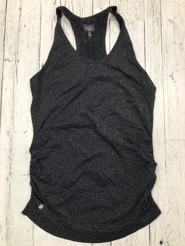 Athleta black sparkle tank top - Hers S