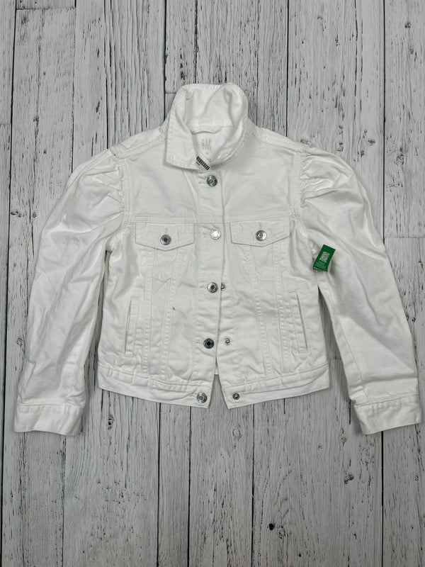 Gap white jean jacket - Girls 8/9