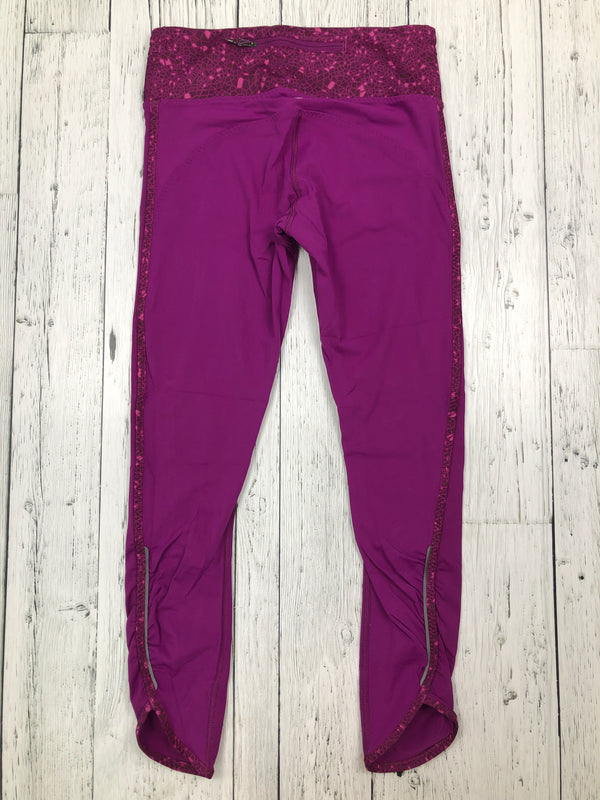 lululemon purple patterned leggings - Hers S/6