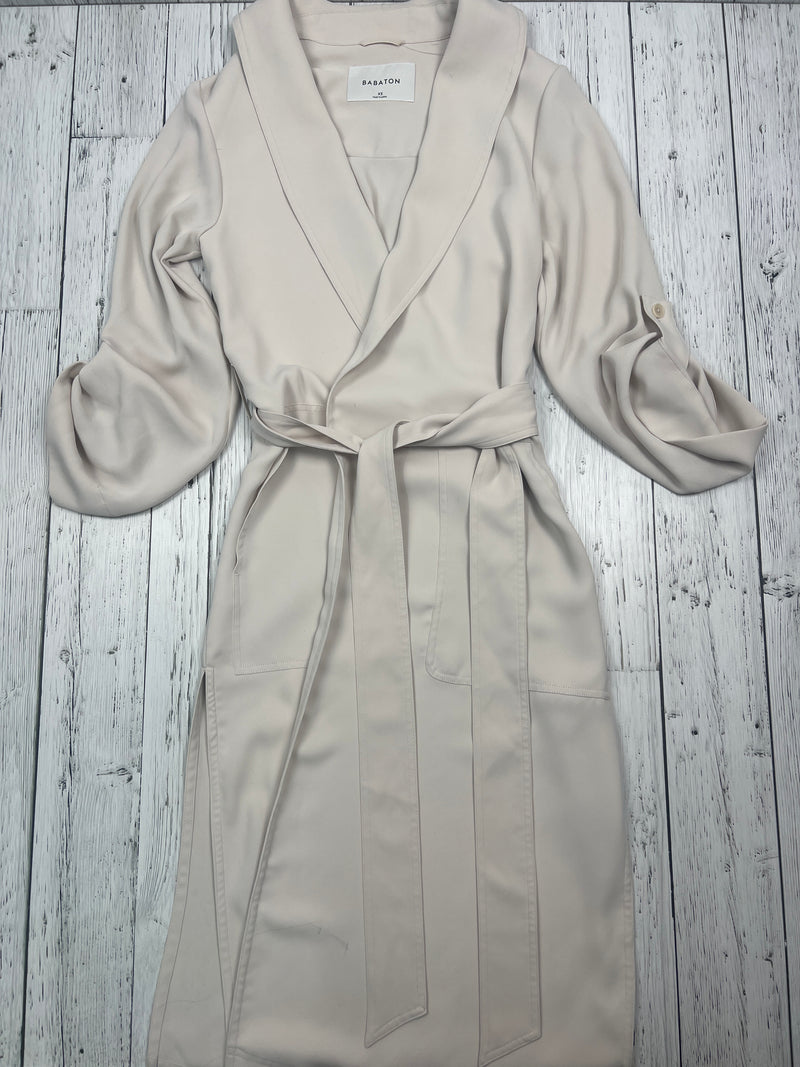 Babaton Aritzia beige wrap dress - Hers XS