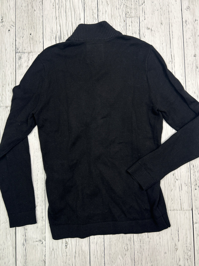 Hollister black half zip sweater - His M