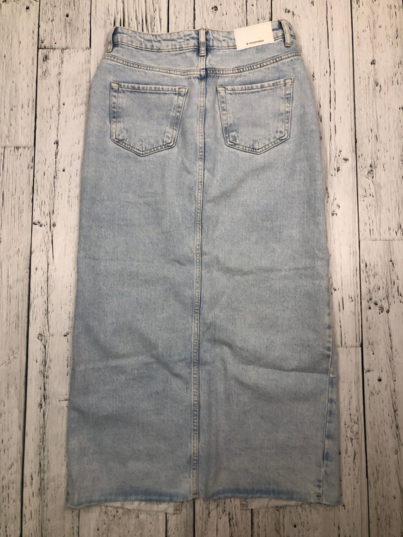 Stradivarius blue denim skirt - Hers S/4