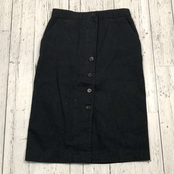 Wilfred Aritzia black denim skirt - Hers S/6