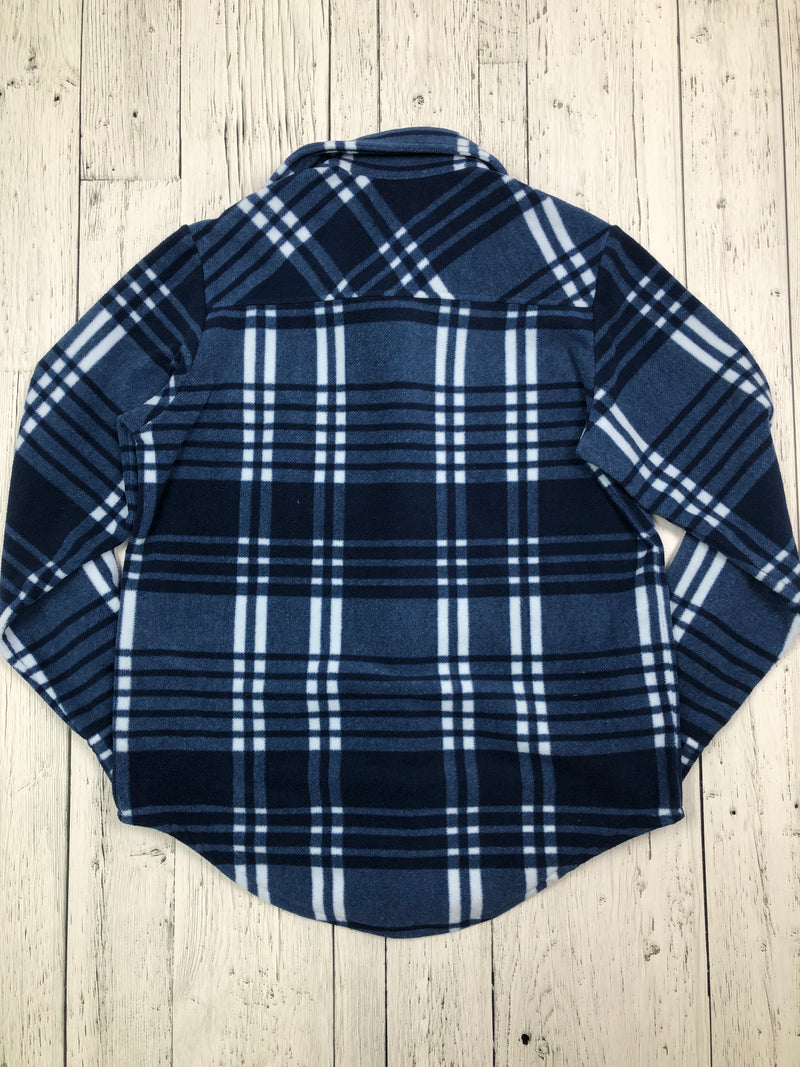 TNA blue plaid shacket - Hers S/1