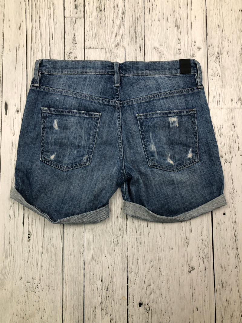 Vince distressed blue denim shorts -  Hers XS/26