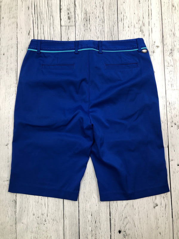 Greg Norman blue golf shorts - Hers S/4