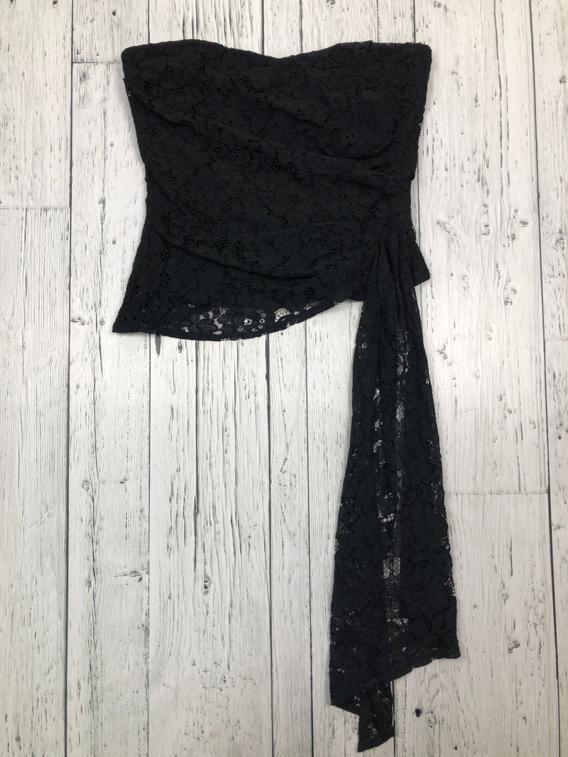 Mare Anthropologie black lace tube top - Hers S