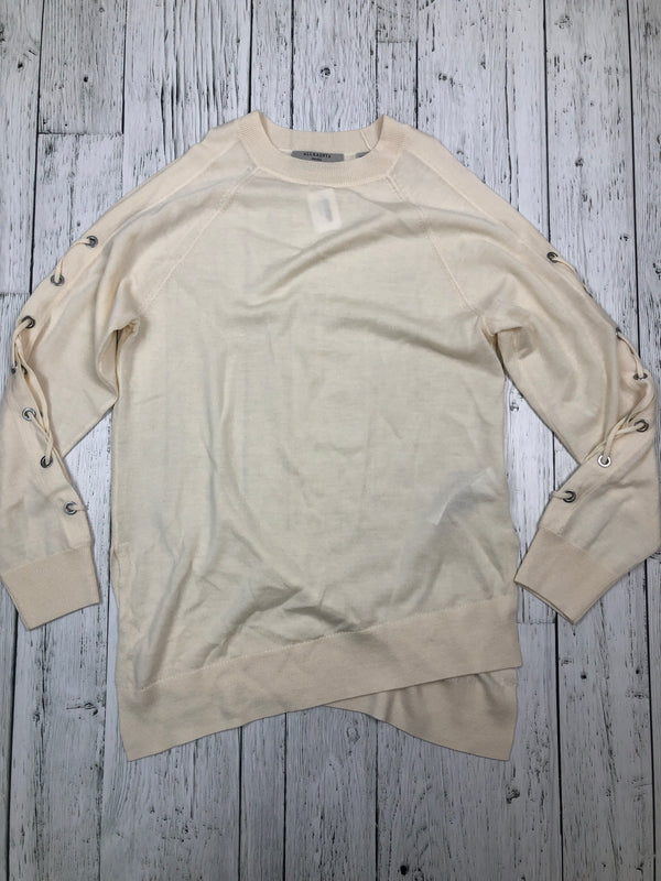 Allsaints white long sleeve - Hers S