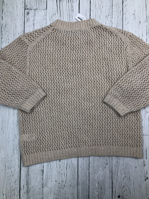 Babaton beige knit sweater - Hers M