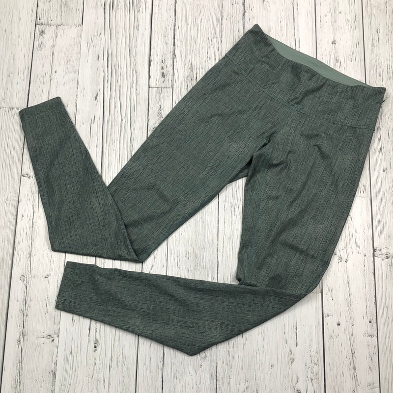 lululemon green patterned leggings - Hers S/6