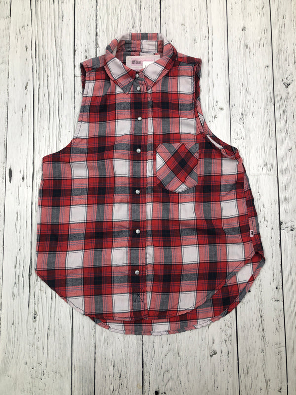 Garage red plaid shirt - Hers XS