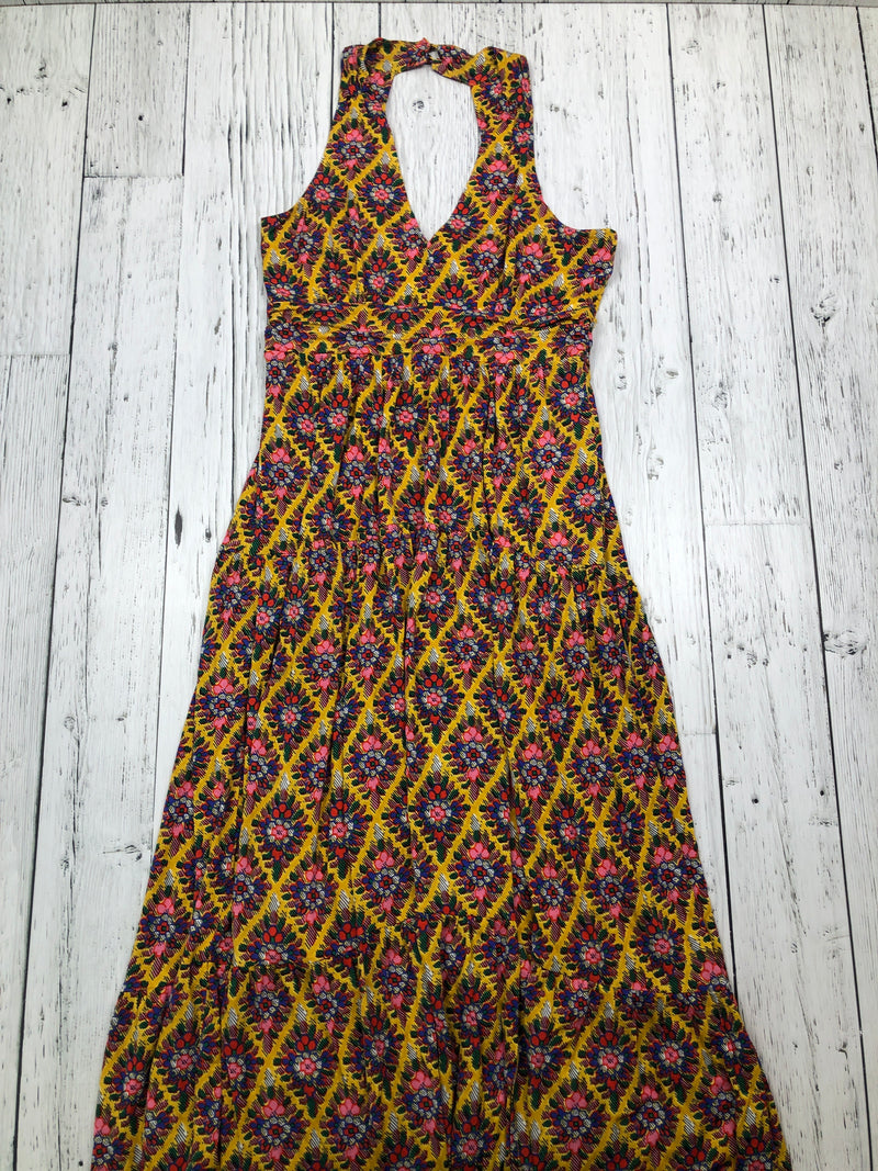 Maeve yellow pink patterned dress - Hers S