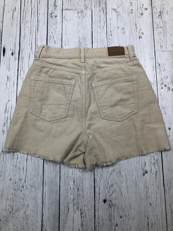 American Eagle beige distressed shorts - Hers XXS/00