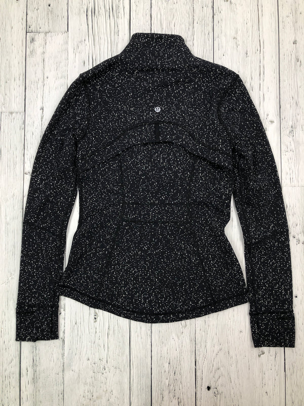lululemon black white patterned sweater - Hers S/6