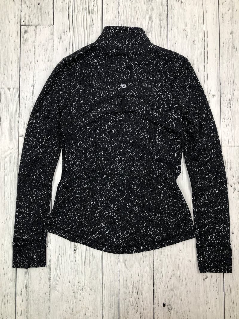 lululemon black white patterned sweater - Hers S/6