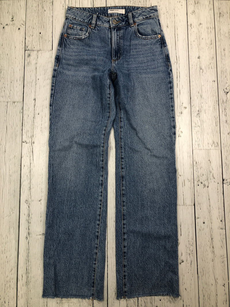 Garage straight blue jeans - Hers XXS/24