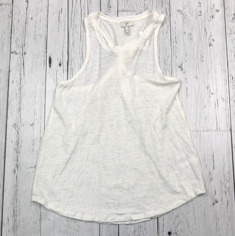 Joie white tank top - Hers S