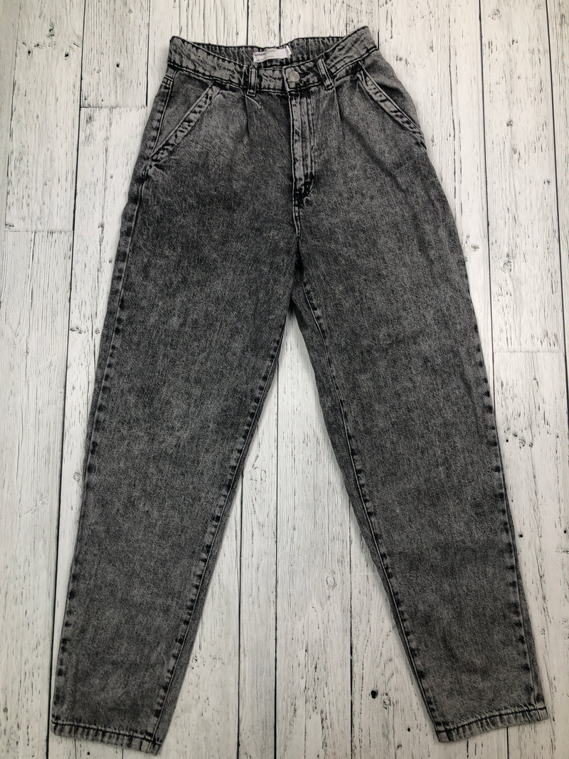 Garage Grey Faded Mom Jeans - Hers XS/24