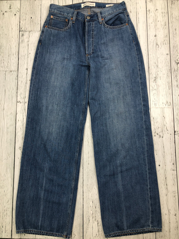 Denim Forum blue mid rise slouchy boyfriend jeans - Hers XS/26