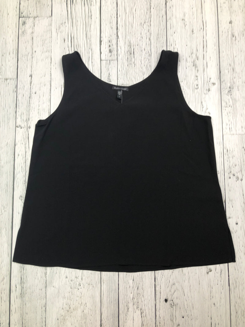 Eileen Fisher black tank top - Hers L