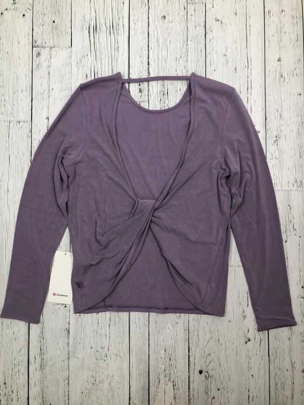 lululemon purple long sleeve shirt - Hers M/10