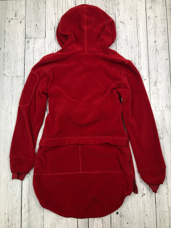 Boob nursing wear red hoodie - Ladies S