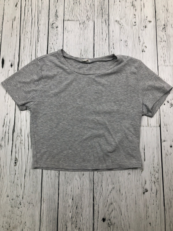 Garage grey cropped t-shirt - Hers M