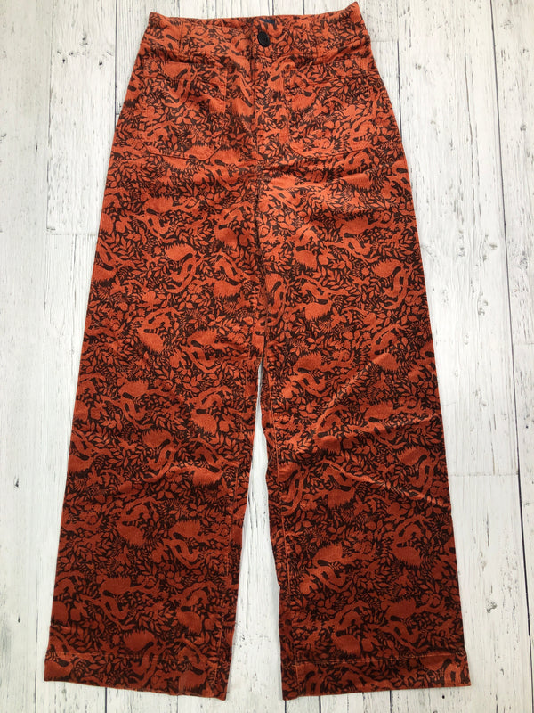 Maeve orange patterned corduroy jeans - Hers M/28