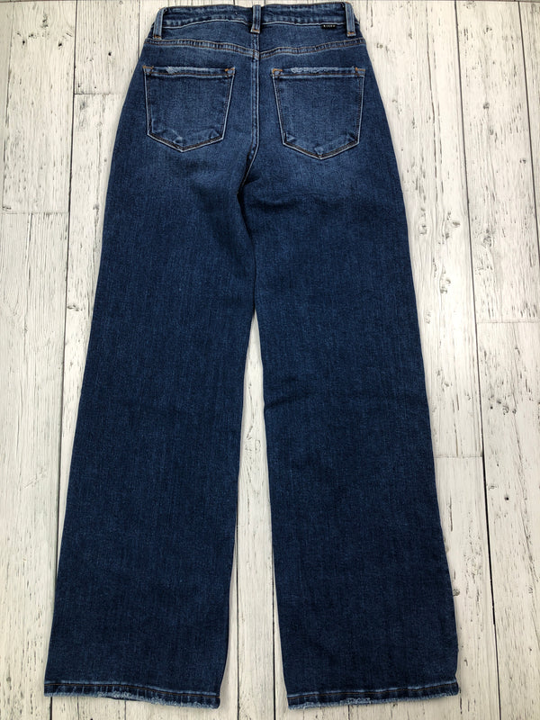 Risen wide leg blue jeans - Hers XS/25