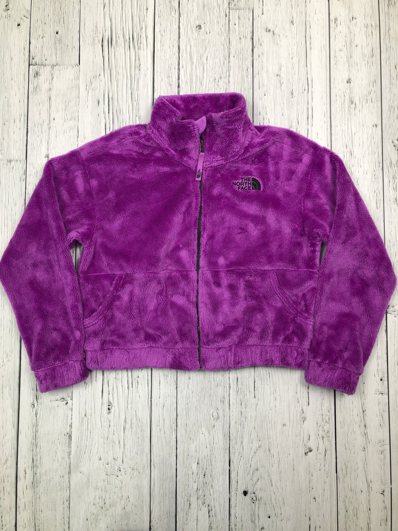 The North Face purple fuzzy sweater - Girls 14/16