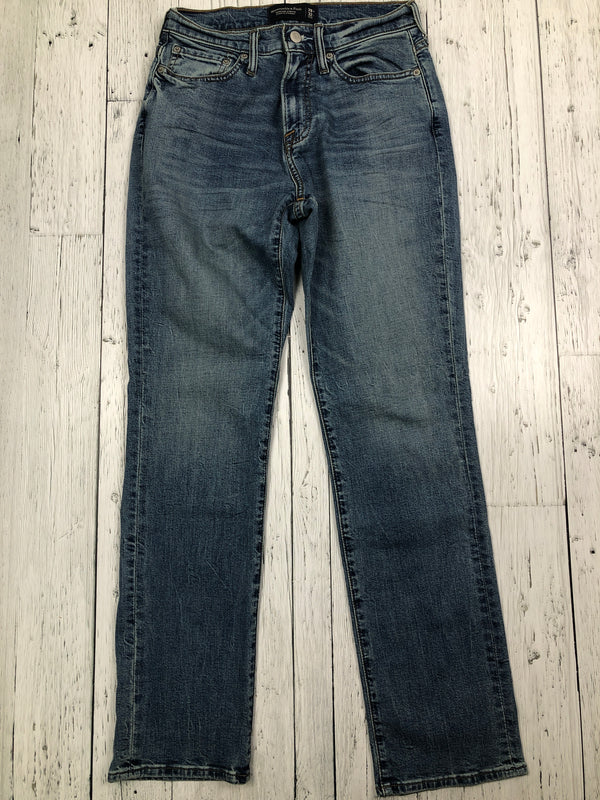 Abercrombie&Fitch blue signature stretch athletic straight jeans - His S/28x32