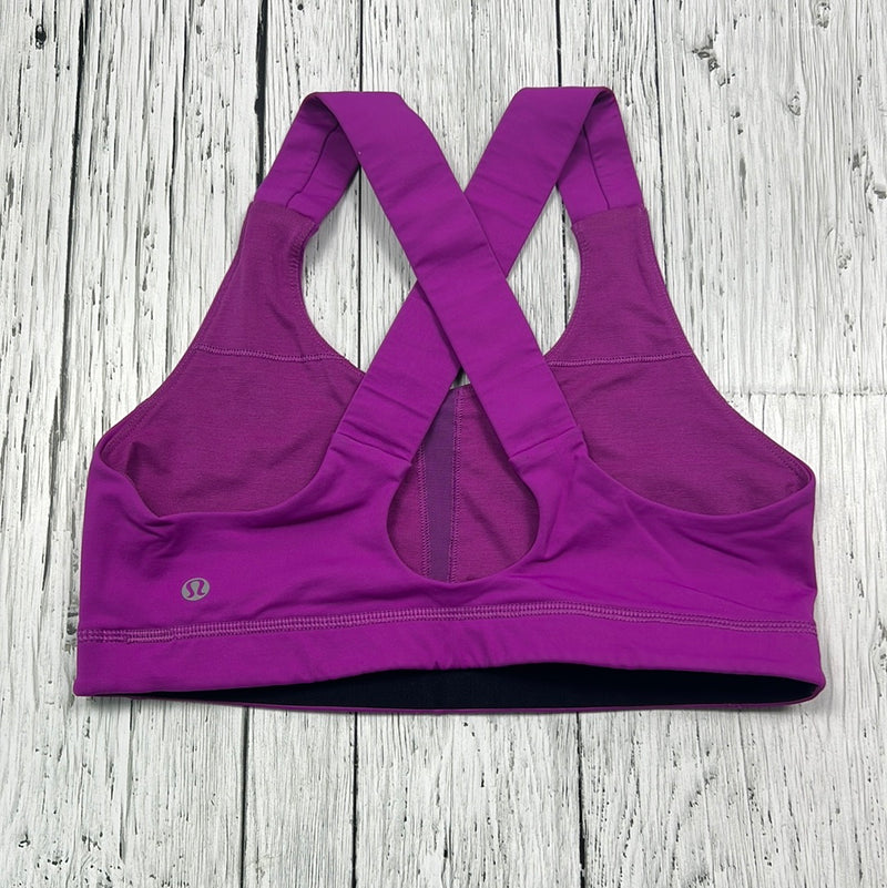 lululemon purple sports bra - Hers M/8