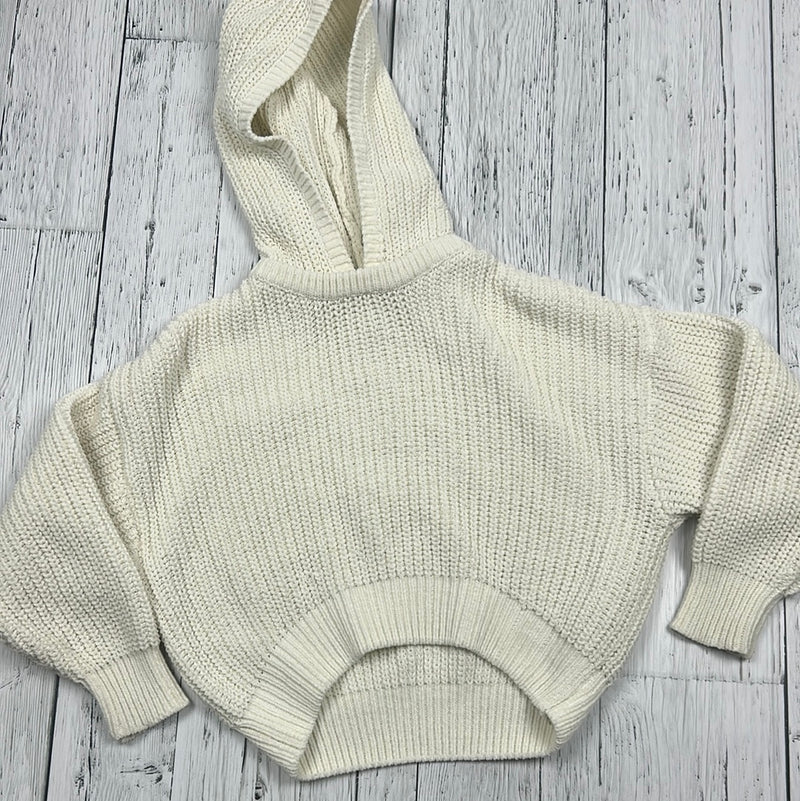 Zara white knit sweater - Girls 9/10