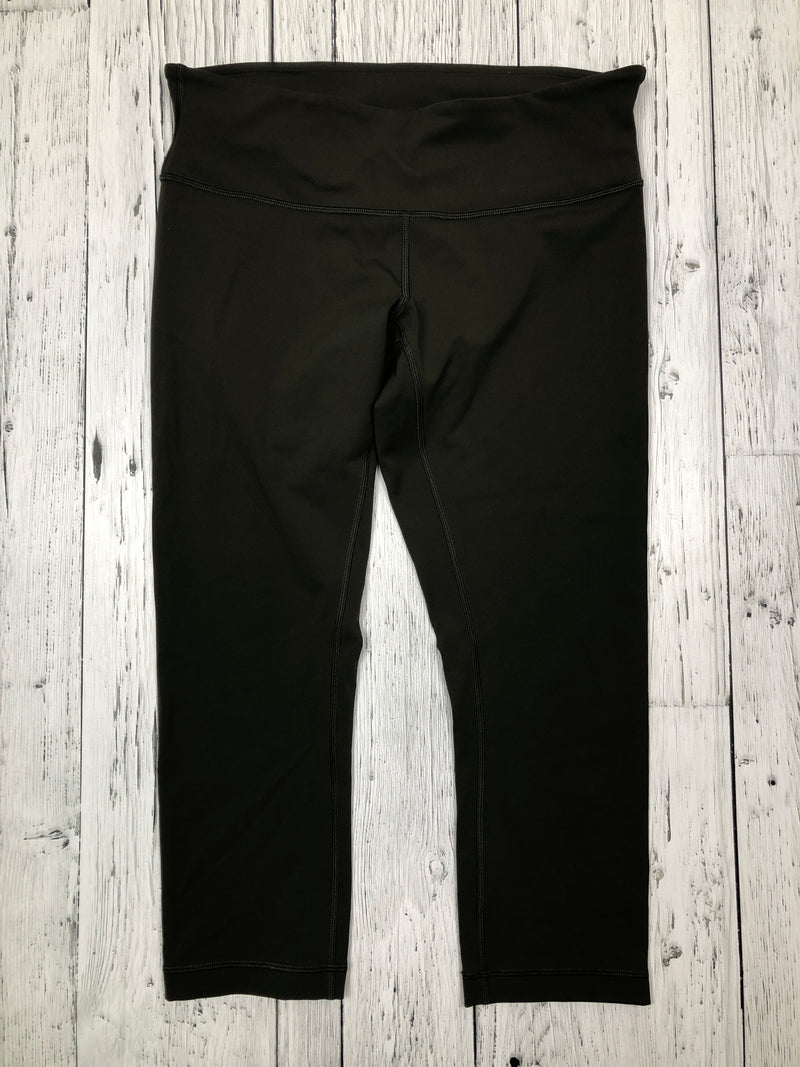 lululemon green capris - Hers M/10