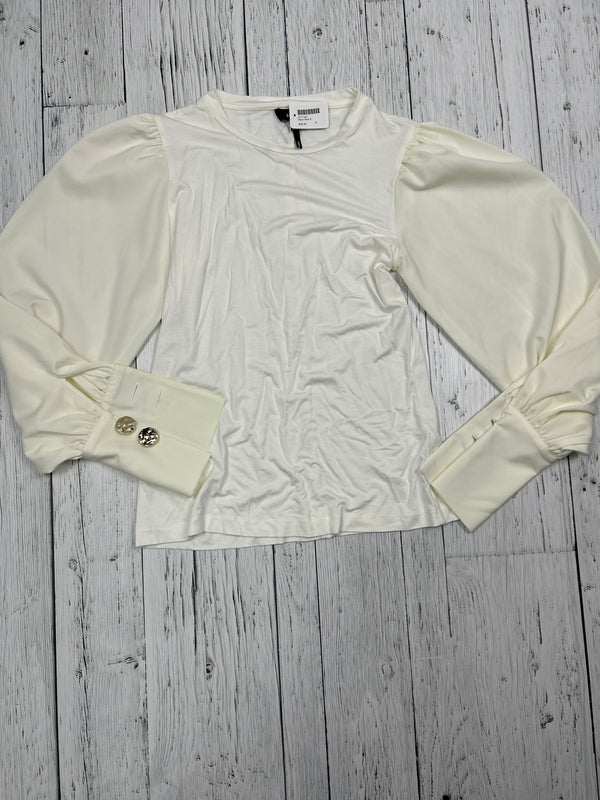 Me + EM white 2 tone blouse - Hers XS/2