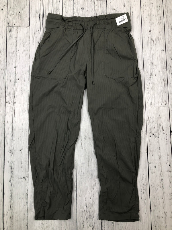 lululemon green track pants - Hers M/8